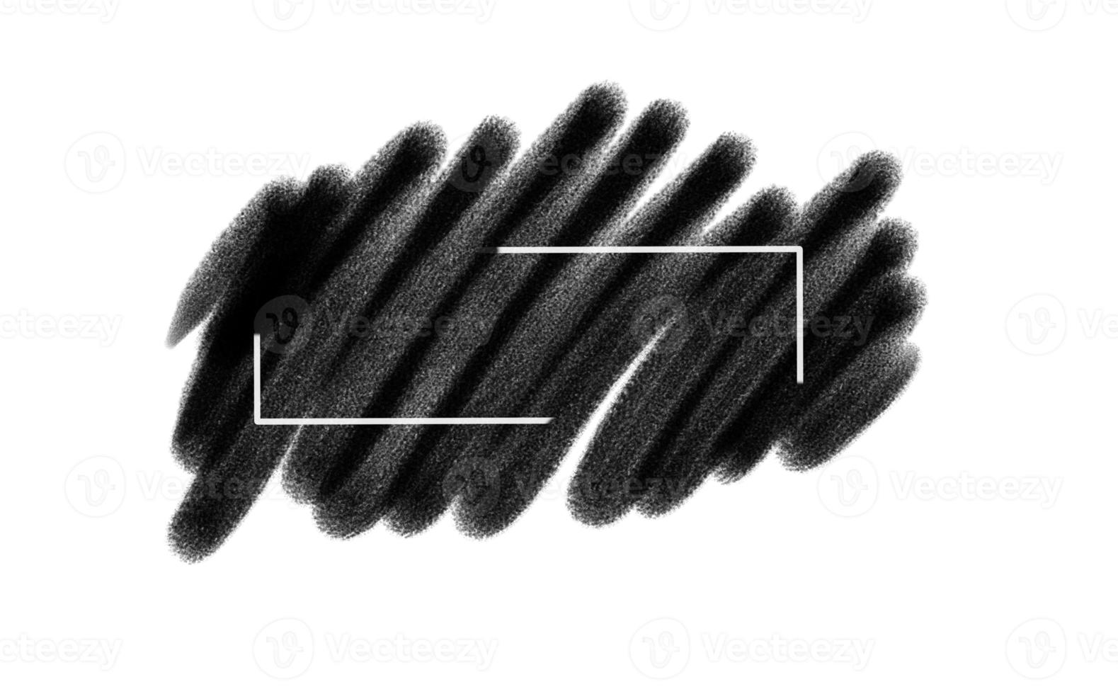 toile de fond gribouillis au crayon, cadre abstrait noir et blanc et blanc photo