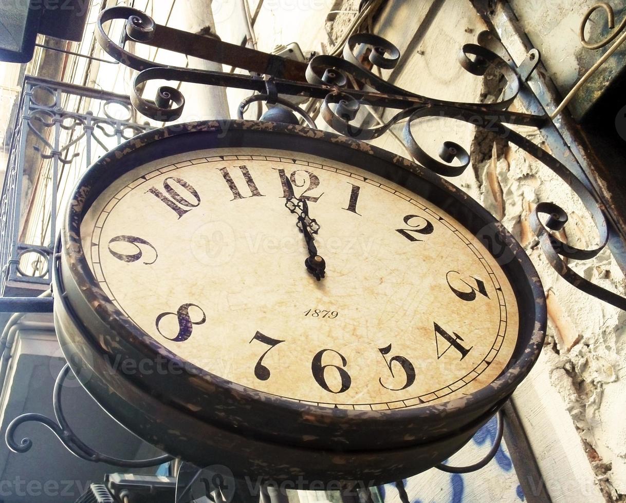 horloge de rue vintage photo