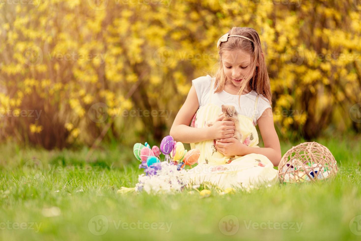 joyeuses pâques vue photo