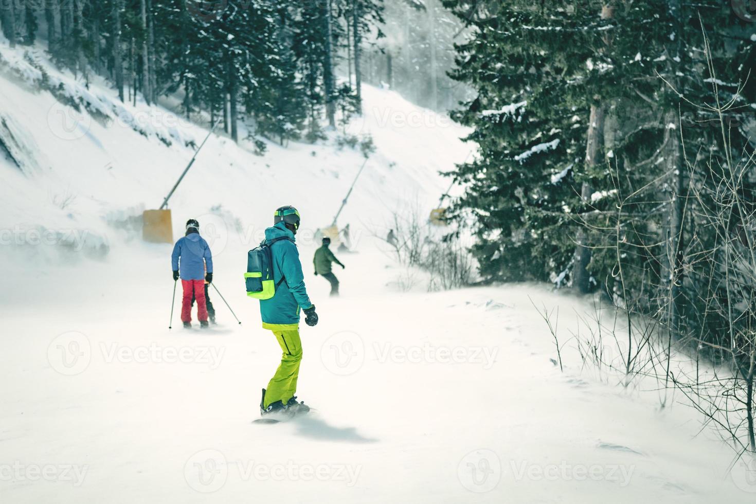 vue station de ski photo