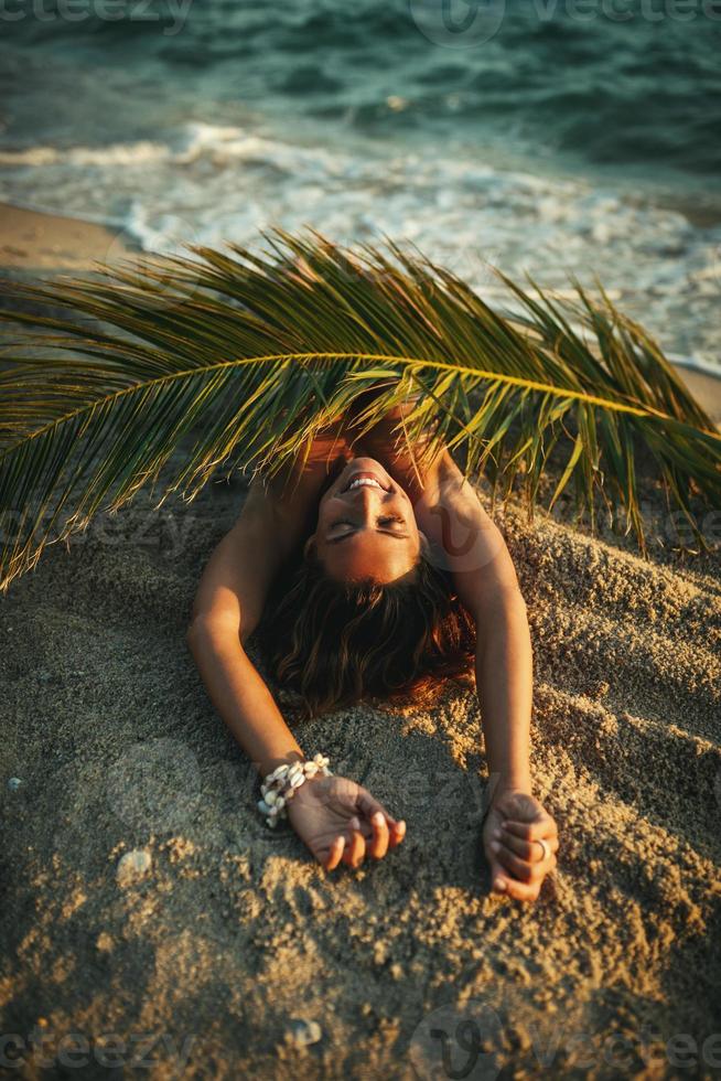 il n'y a que deux règles à la plage se détendre et profiter photo