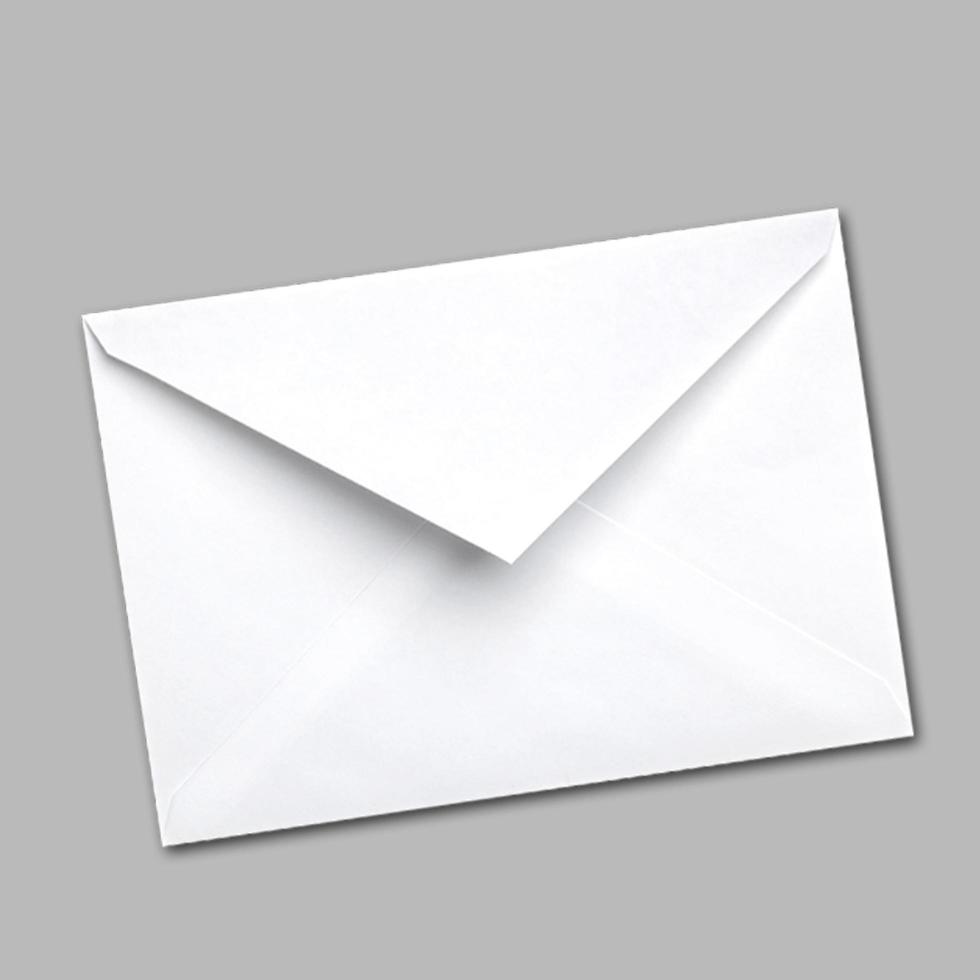 courrier enveloppe blanche photo