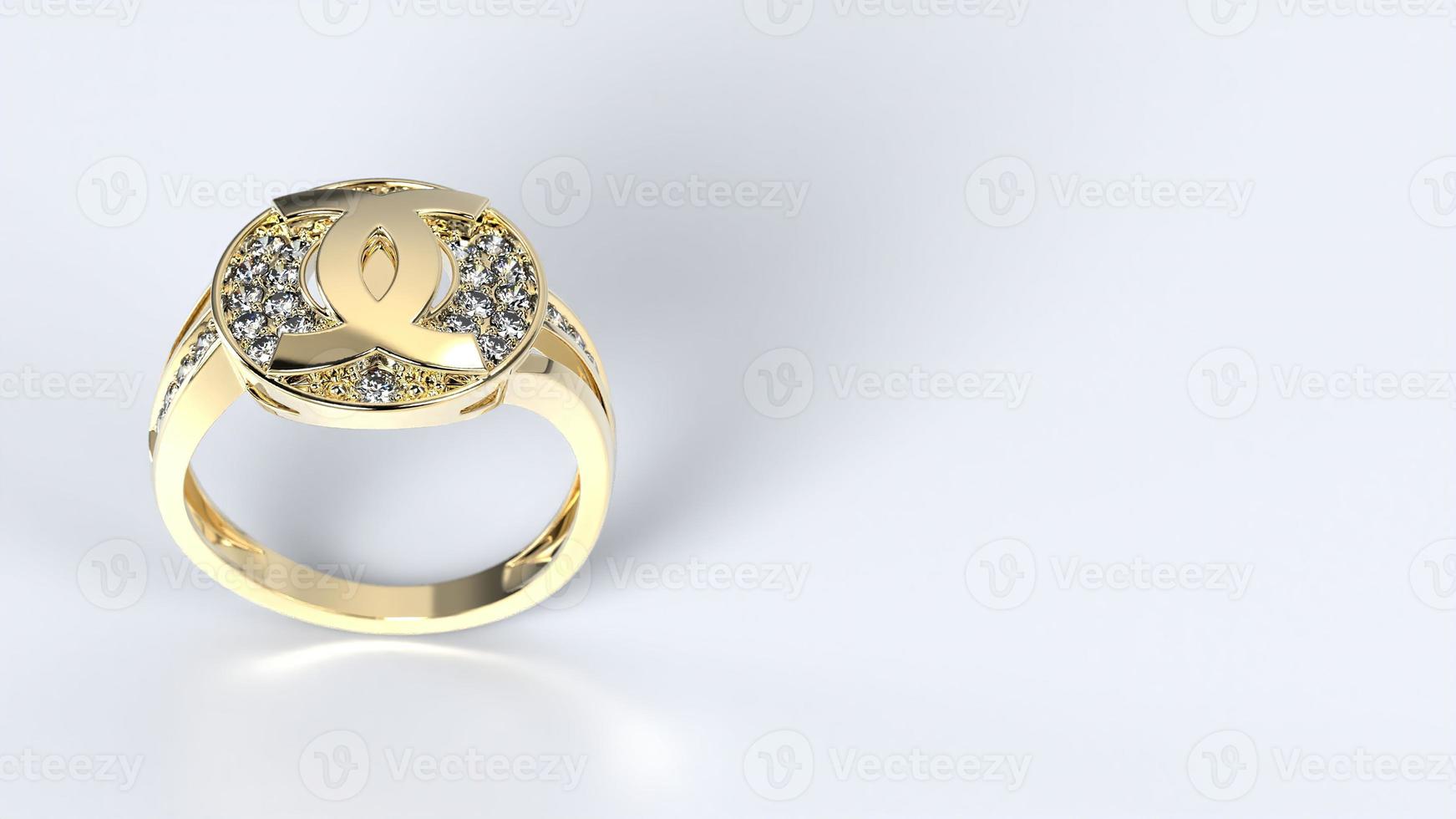 mariage, bague, or, argent, diamant, fiançailles, mode, mariage, pierre, rendu 3d photo