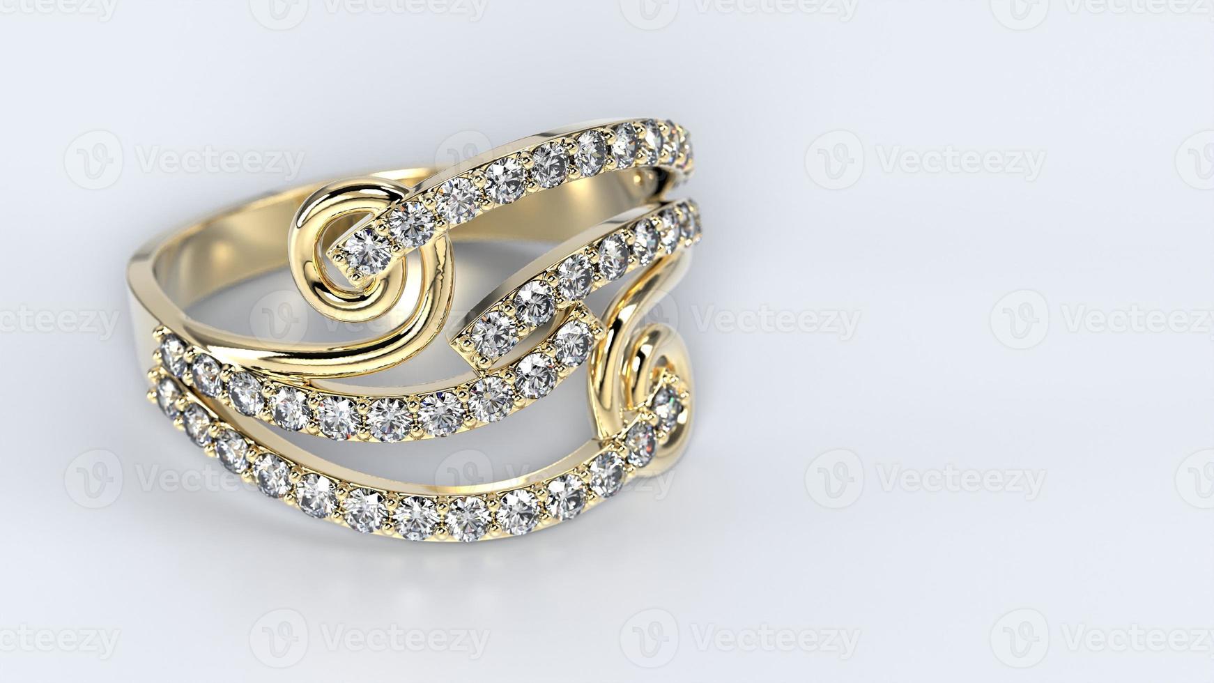 mariage, bague, or, argent, diamant, fiançailles, mode, mariage, pierre, rendu 3d photo