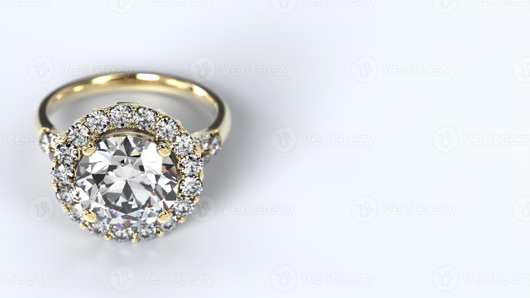 mariage, bague, or, argent, diamant, fiançailles, mode, mariage, pierre, rendu 3d photo