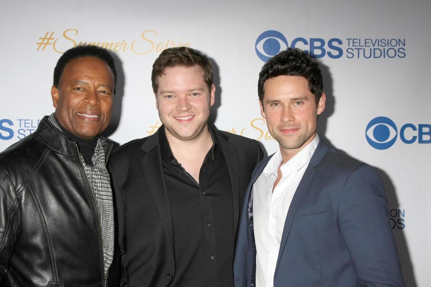 los angeles, 18 mai - william allen young, harry ford, ben hollingsworth à la soirée d'été cbs 2015 à l'hôtel london le 18 mai 2015 à west hollywood, ca photo