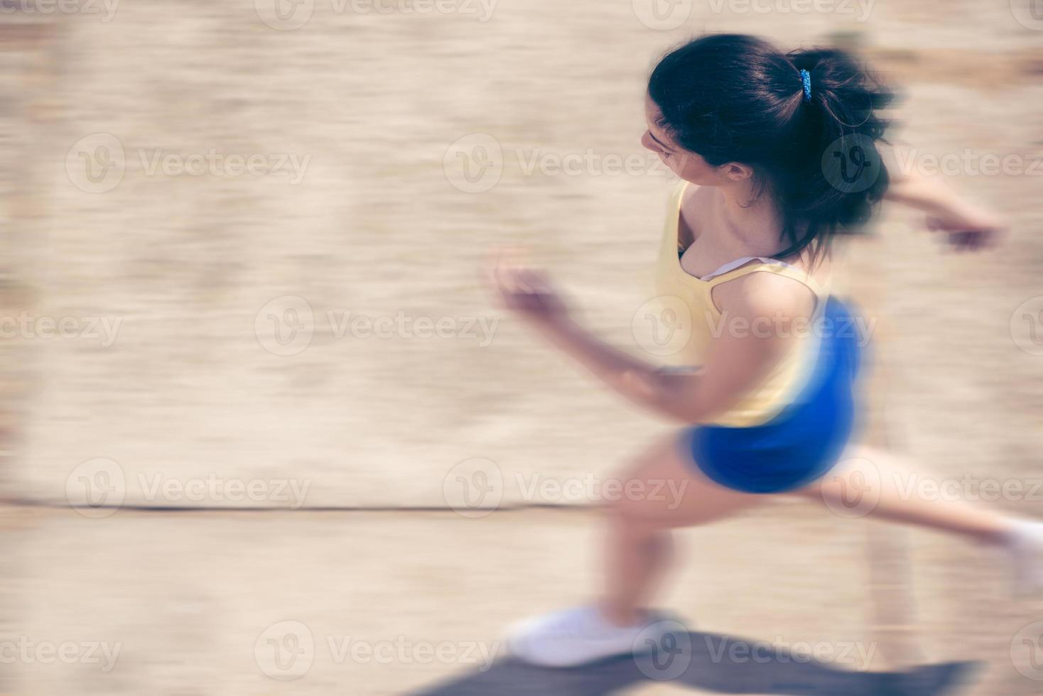 jogging femme vue photo