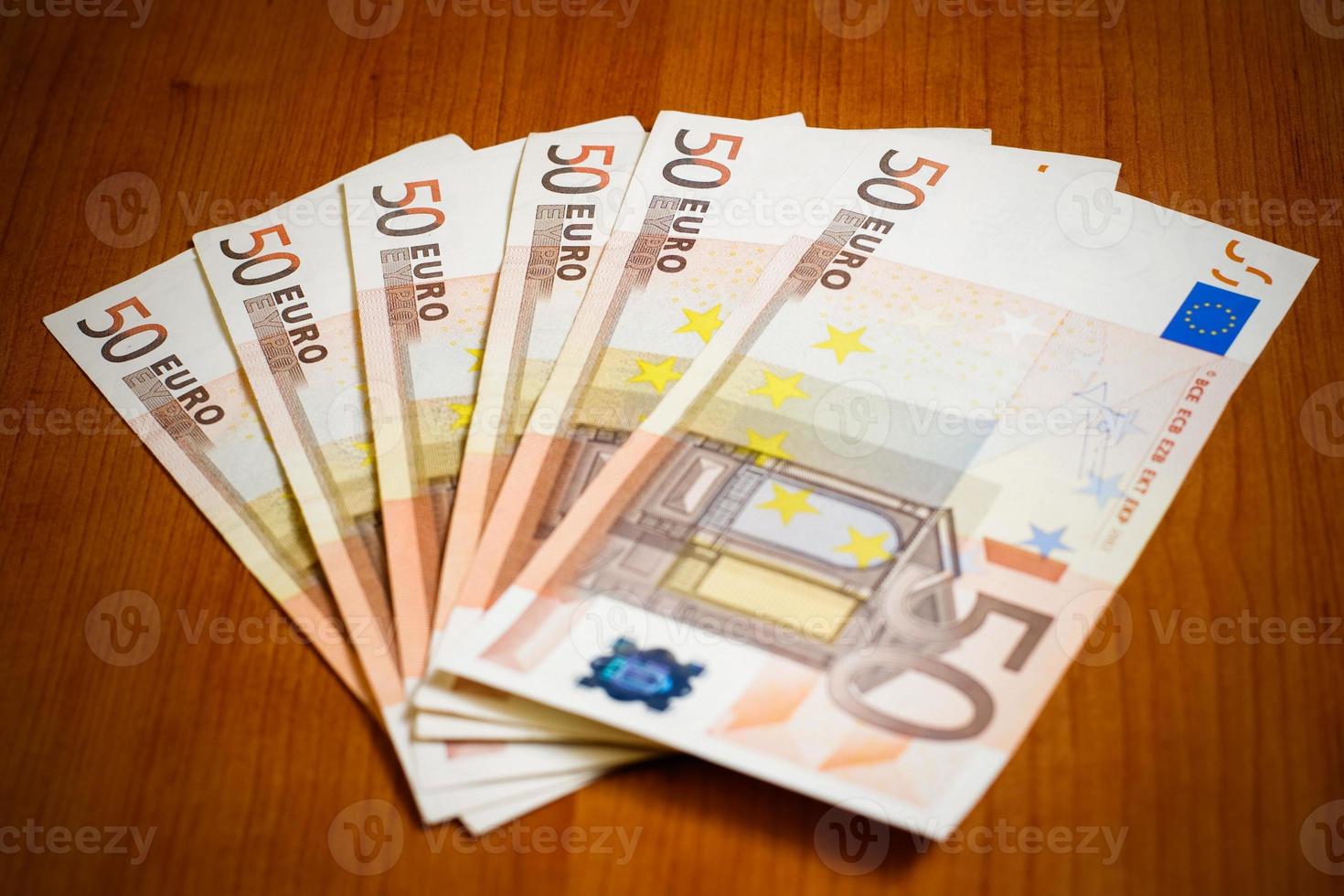 vue sur la monnaie européenne photo