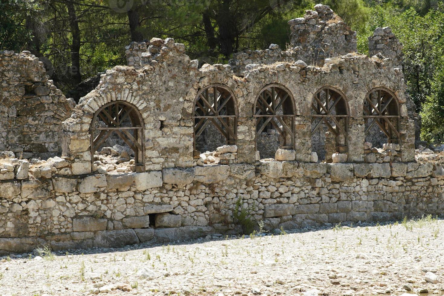 ville antique d'olympe à kumluca, antalya, turkiye photo