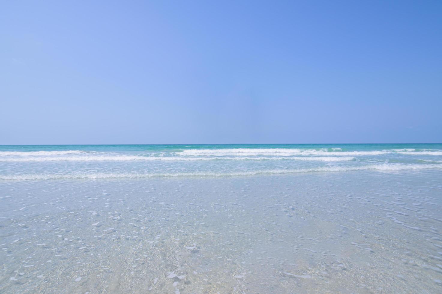 vue sur la plage photo