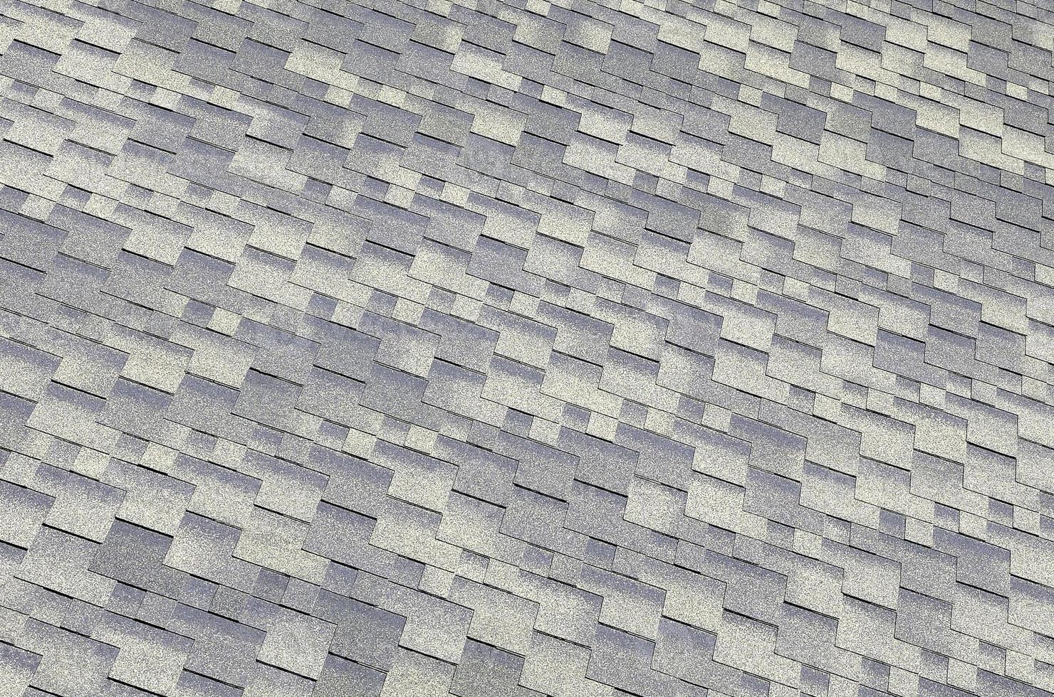 texture de mosaïque de fond de tuiles plates avec revêtement bitumineux photo