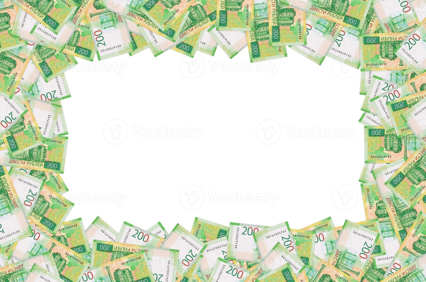 Avis de chersonesos tauriques sur le nouveau billet de 200 roubles russe vert 2017 photo