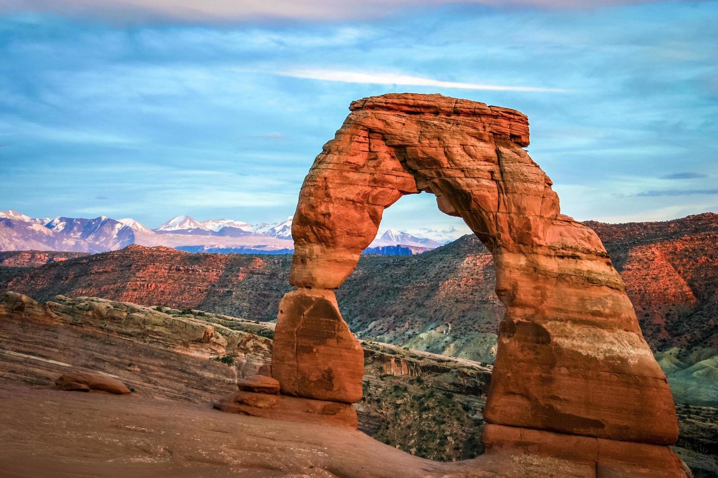 arc délicat dans l'Utah photo