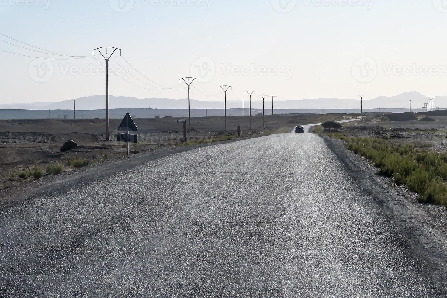 vue sur le paysage désertique photo