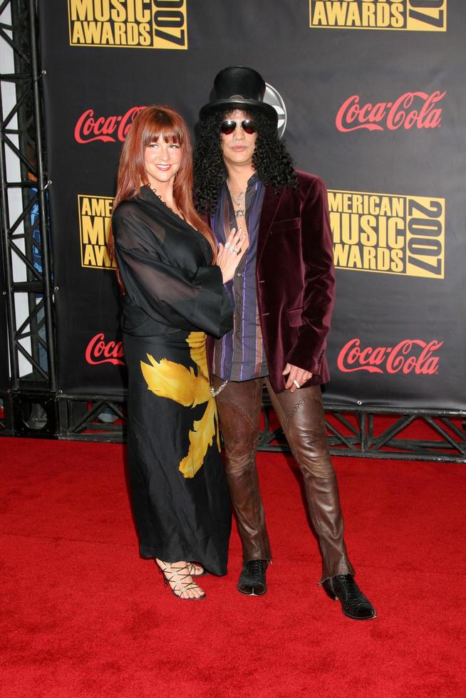 slash et sa femme american music awards 2007 nokia theatre los angeles, ca 18 novembre 2007 2007 photo