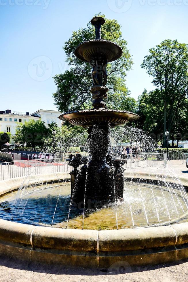 fontaine vue de jour photo