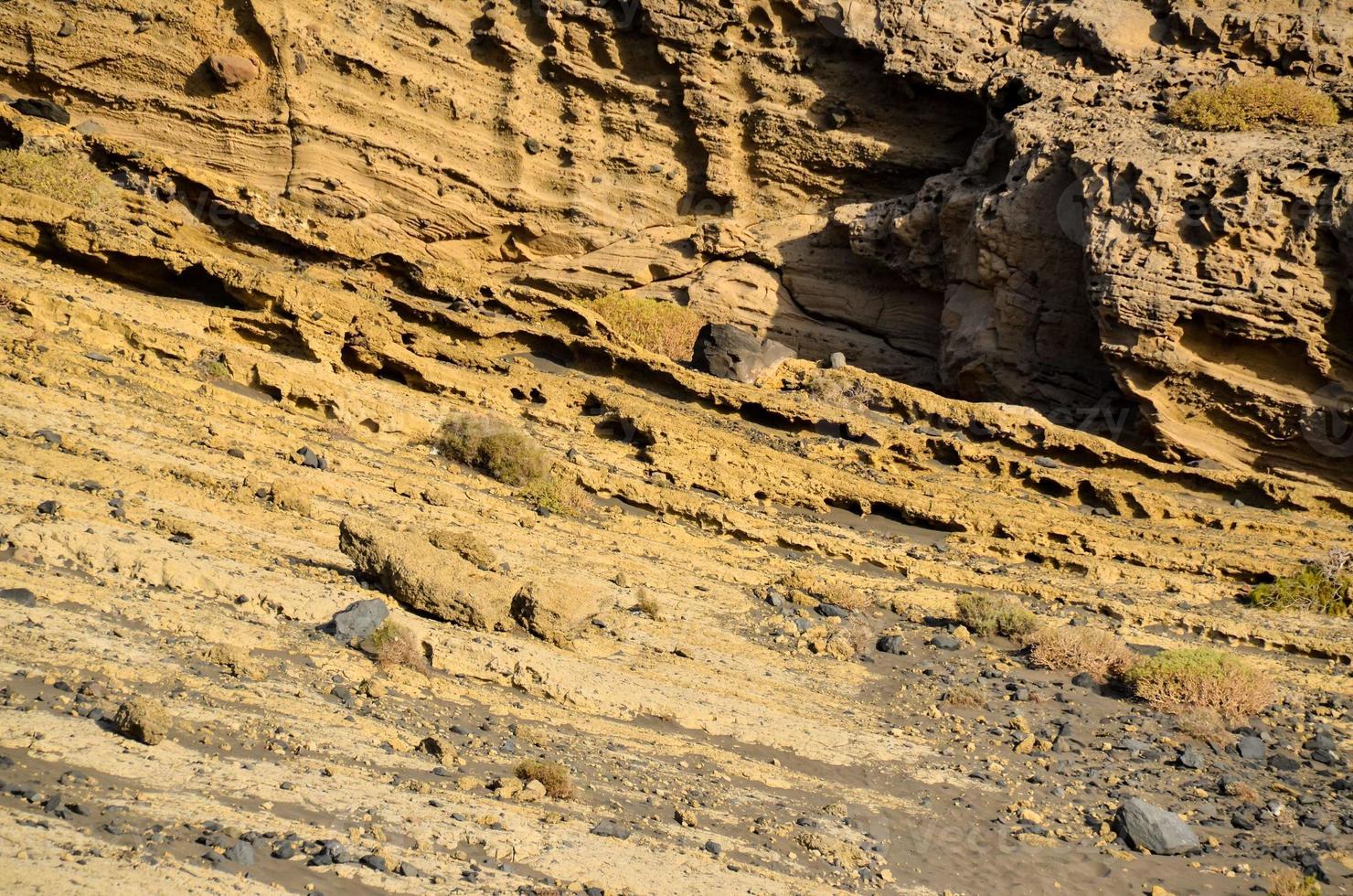 vue sur les parois du canyon photo