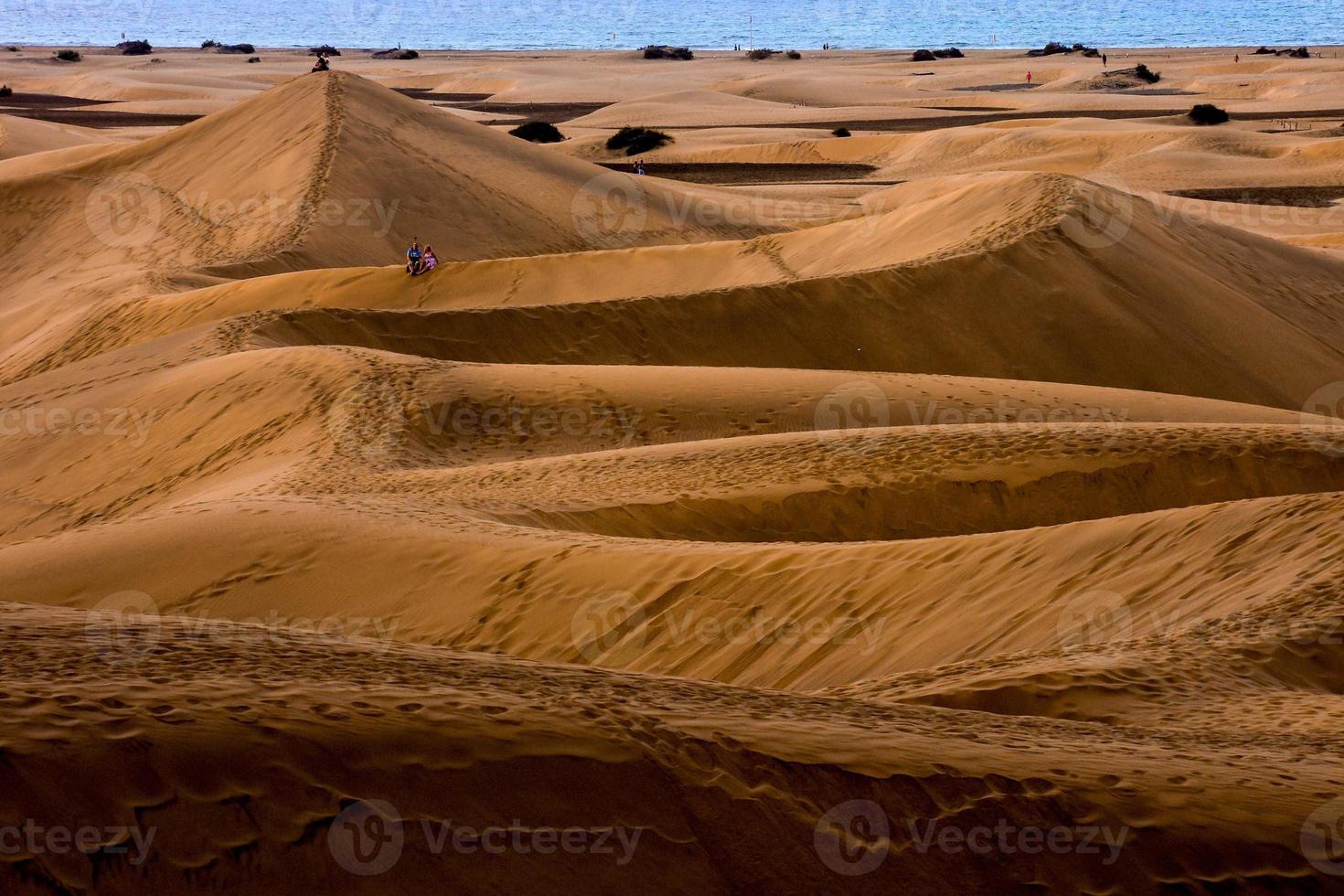 vue sur les dunes de sable photo