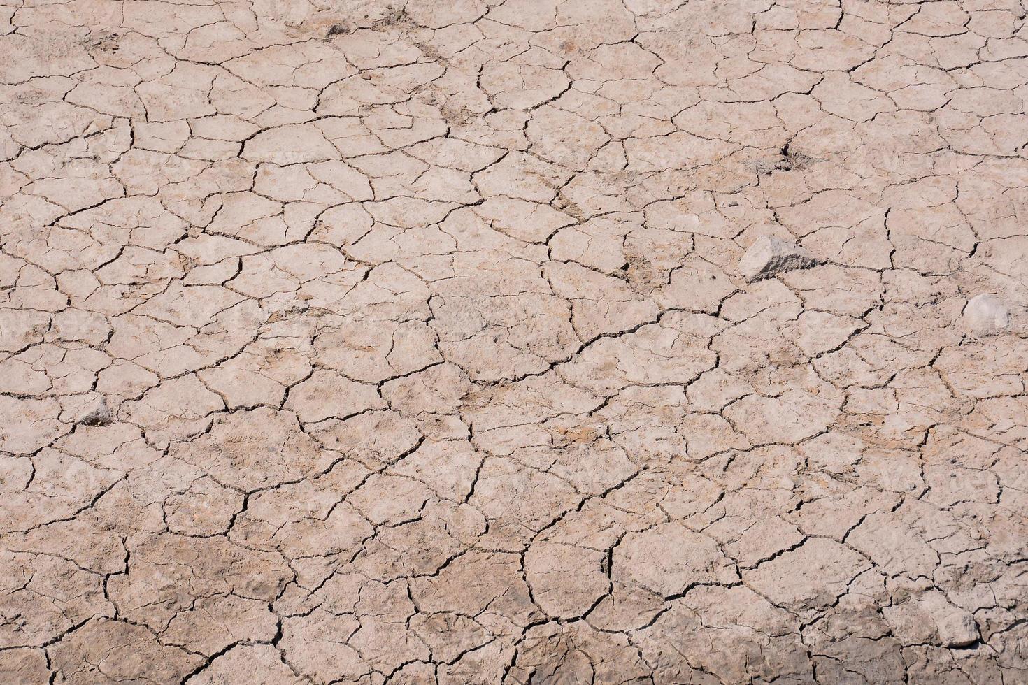 terre sèche et craquelée photo