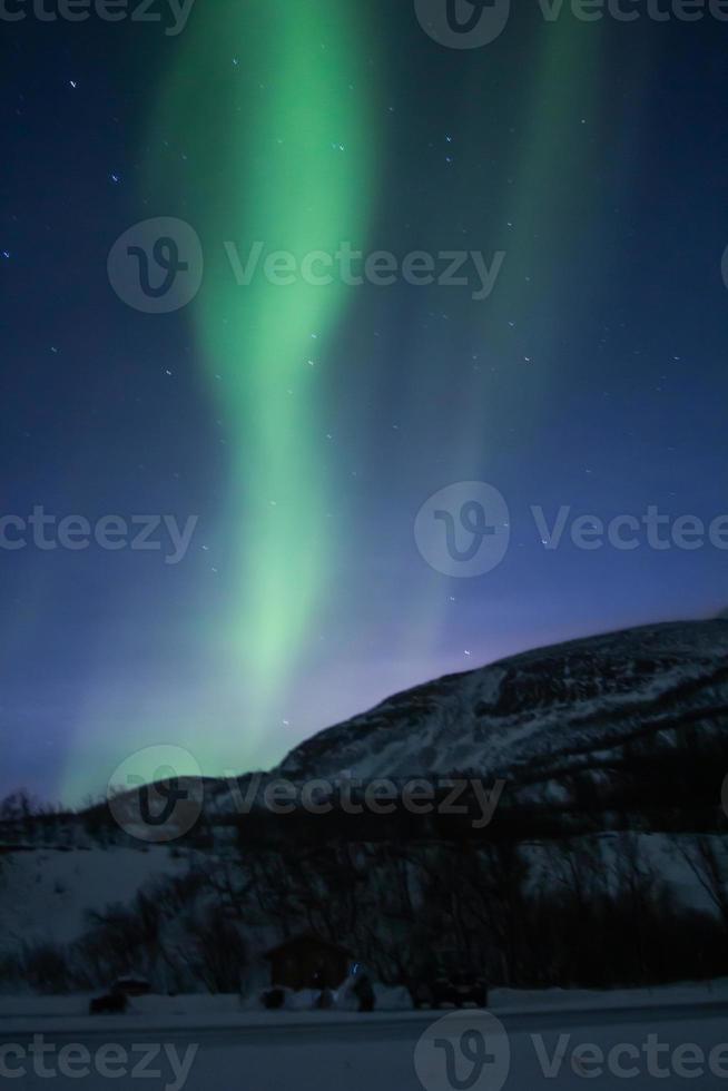 aurores boréales, aurores boréales, en laponie finlandaise photo