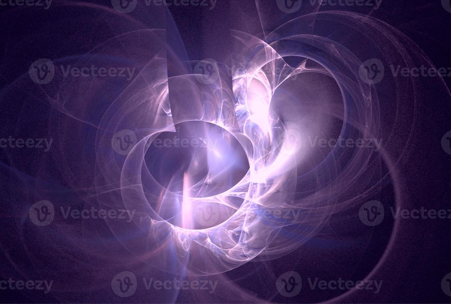 arrière-plan abstrait lumineux de tissages lumineux de lignes violettes sur fond sombre, design, illustration photo