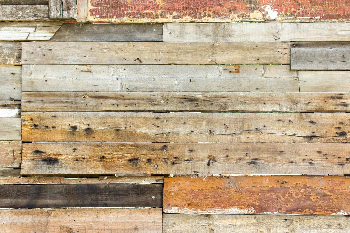 fond et texture de mur de panneau de bois coloré photo