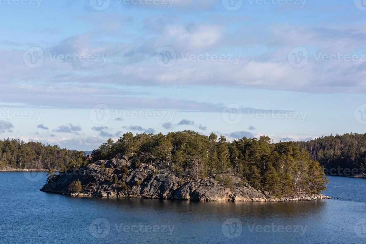 paysages marins nuageux en mer baltique photo