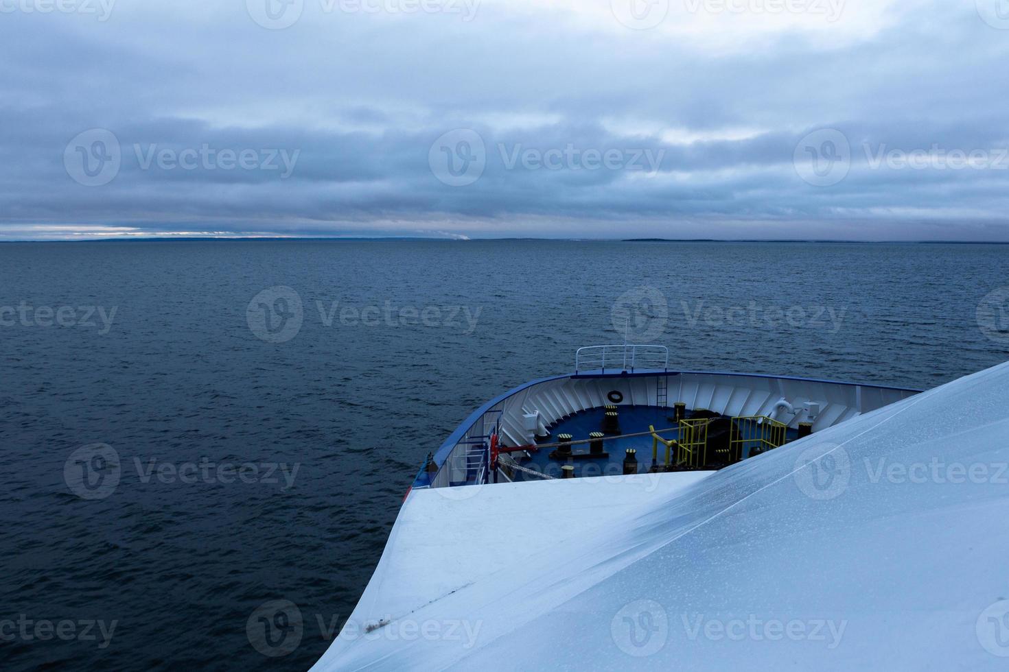 paysages marins nuageux en mer baltique photo