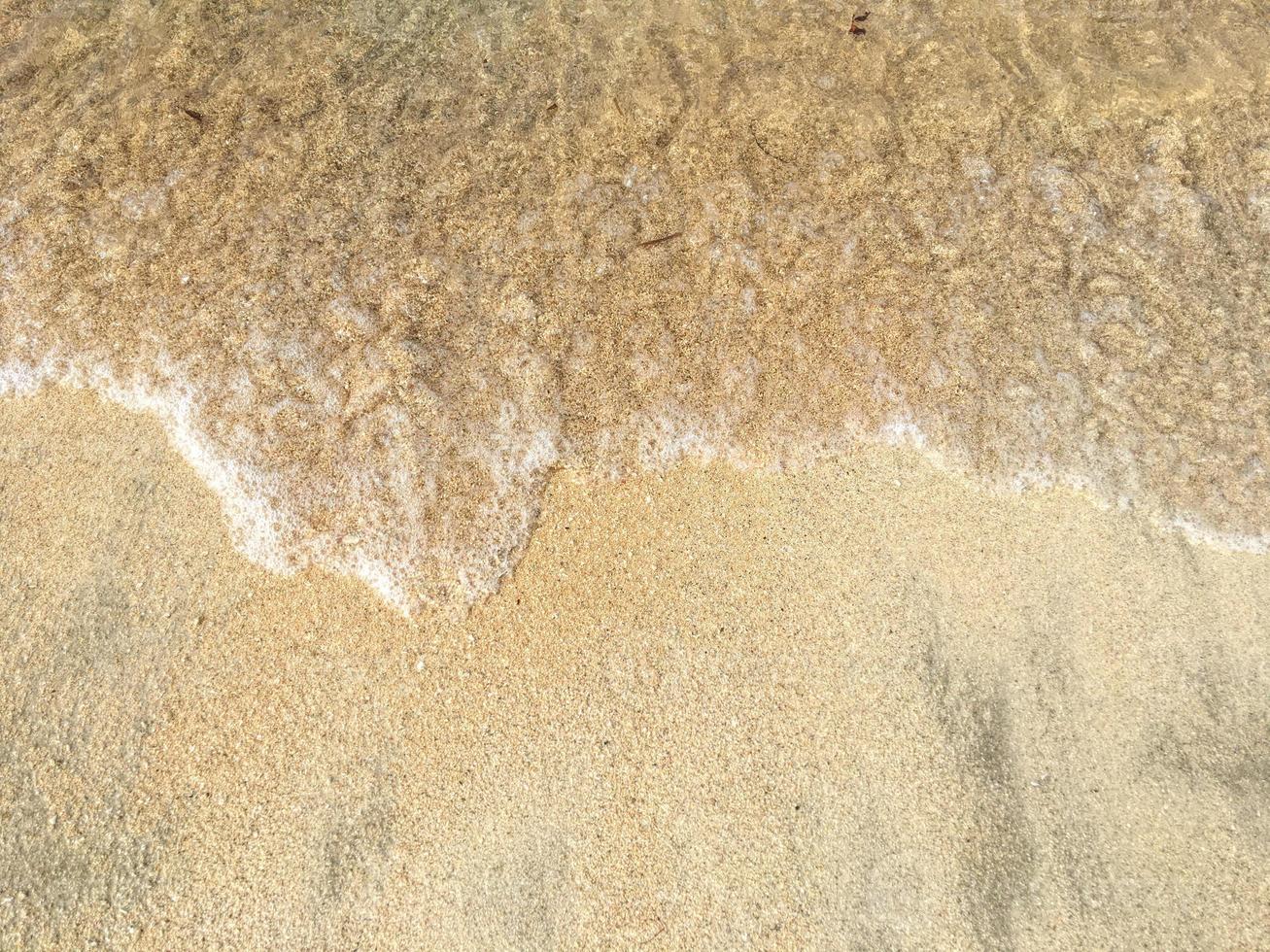 sable abstrait de plage et fond de vague douce photo