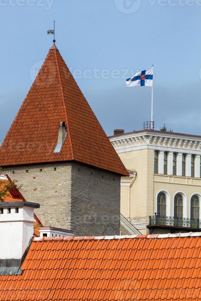 vieille ville de tallinn en été photo