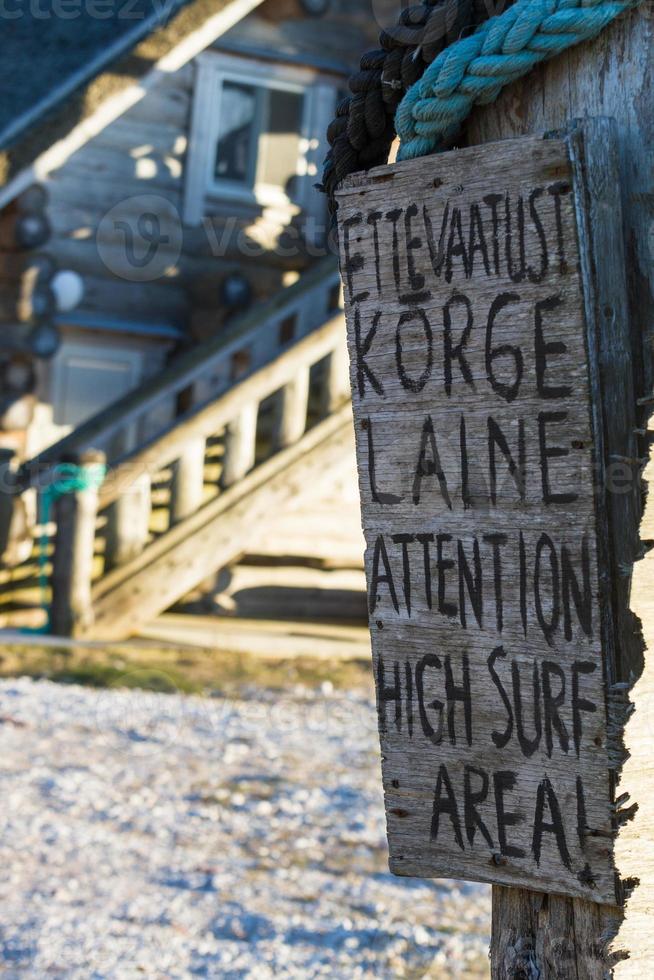 vues printanières de l'île de hiiumaa photo