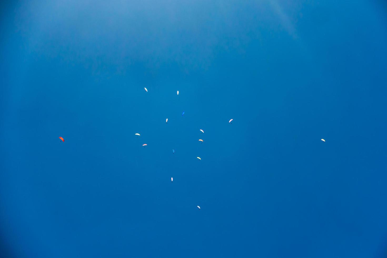 lancement de parapentes au mont tambourin qld photo