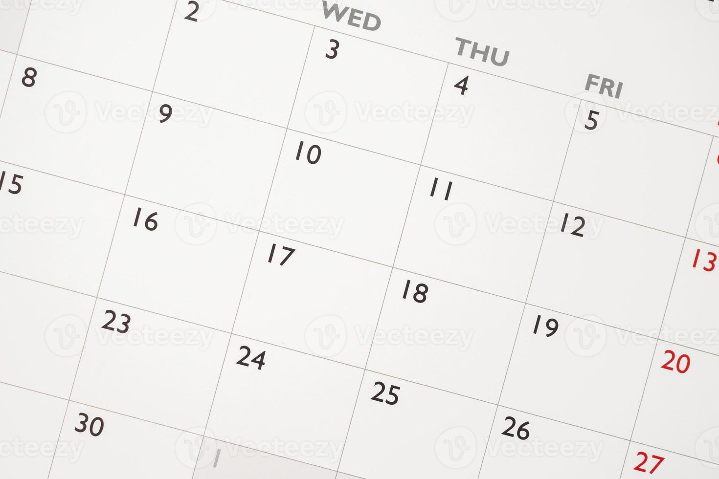 calendrier page date arrière-plan planification d'entreprise rendez-vous concept de réunion photo