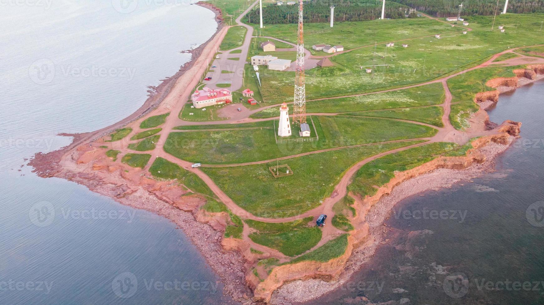 le phare du cap nord de l'ile du prince edouard photo