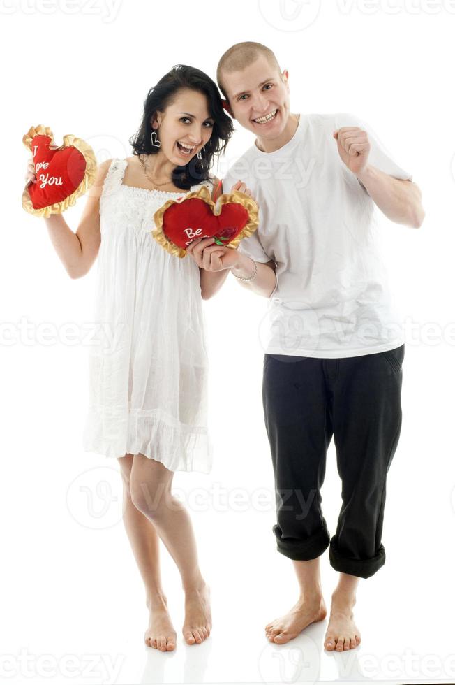 portrait, jeune, couple photo