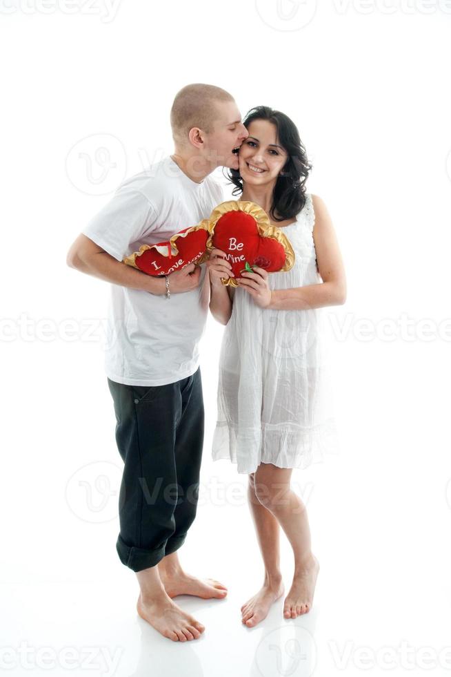 portrait, jeune, couple photo