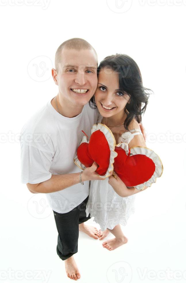 portrait, jeune, couple photo