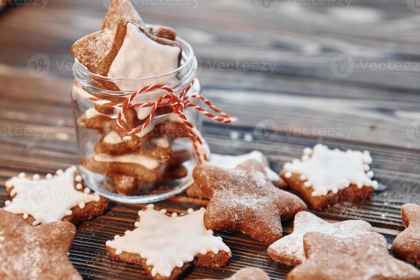 fond de noël avec décoration de vacances photo