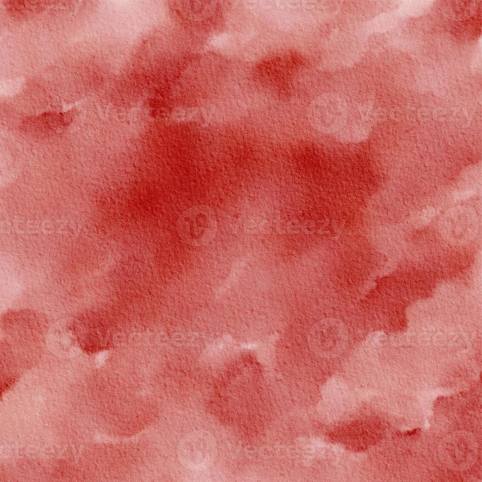 rectangle carré de fond de tache de peinture aquarelle rouge viva magenta, tendance de couleur 2023 photo