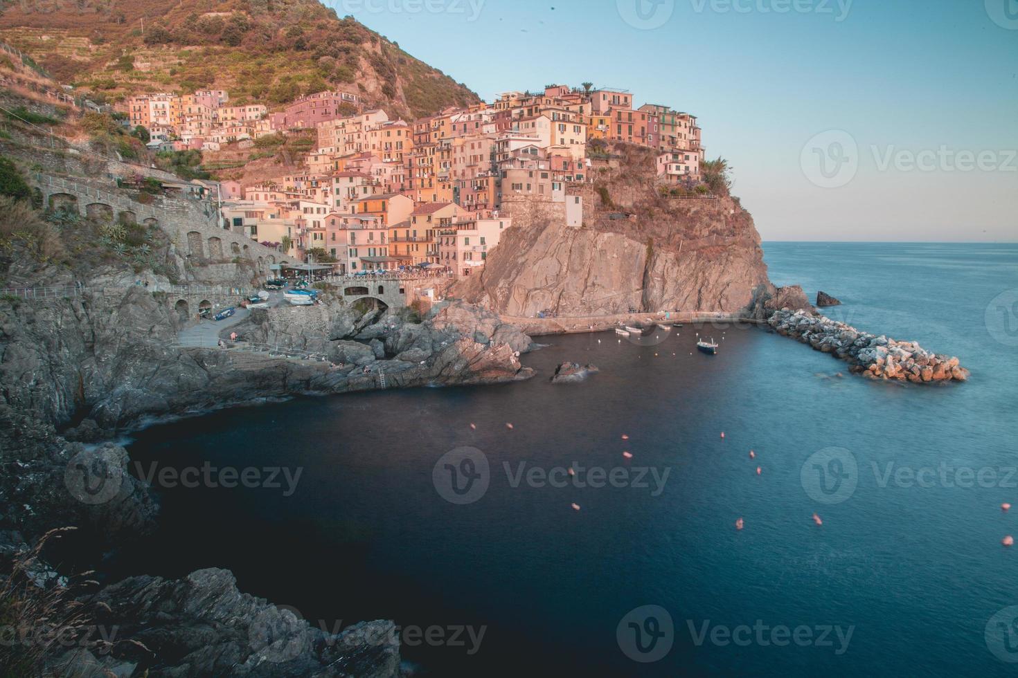 vues de manarola à cinque terre, italie photo