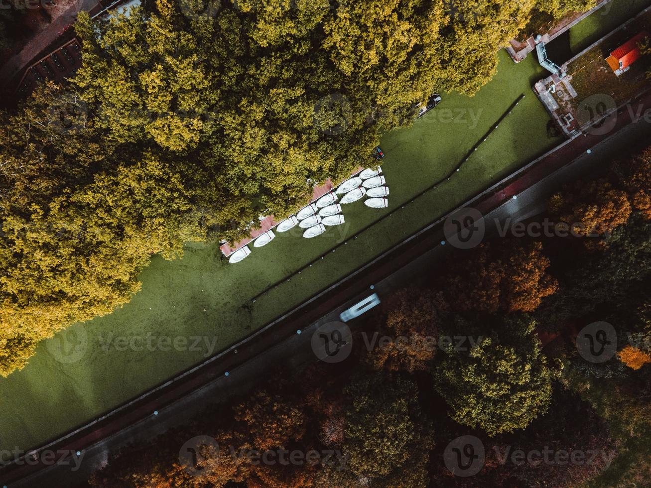 parc jardin vauban vu à lille, france photo