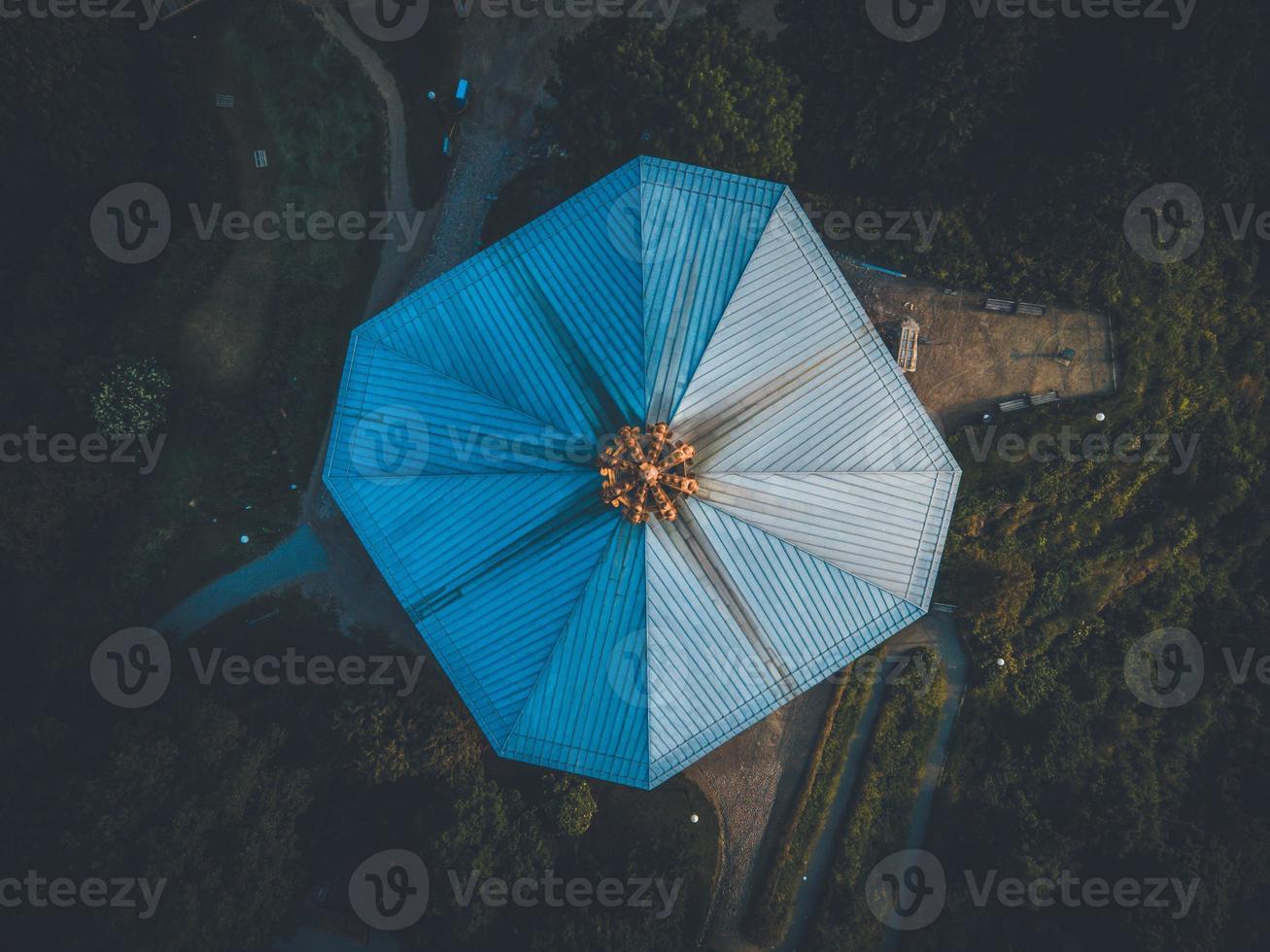 vue de drone de skansen kronan à göteborg, suède photo