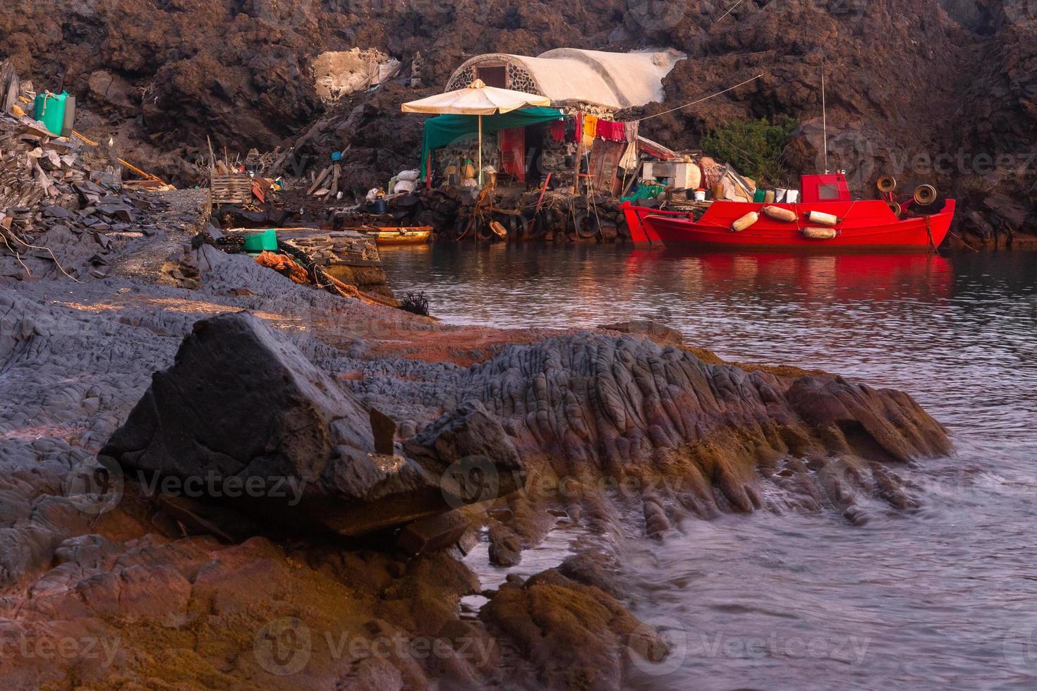 paysages de l'île de palia kameni photo