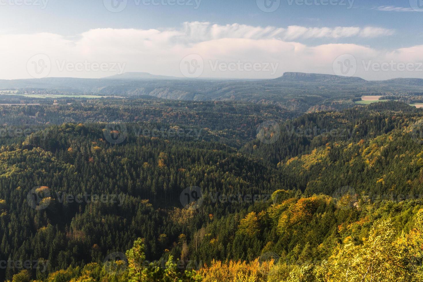 paysages d'automne à prebischtor, bohême photo