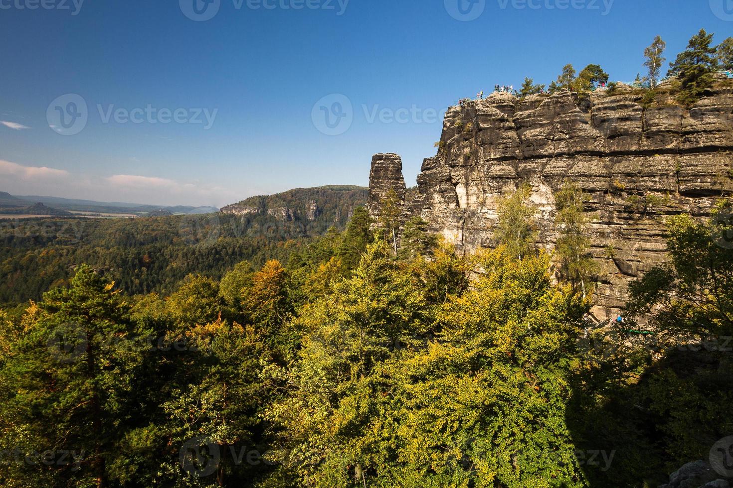 paysages d'automne à prebischtor, bohême photo