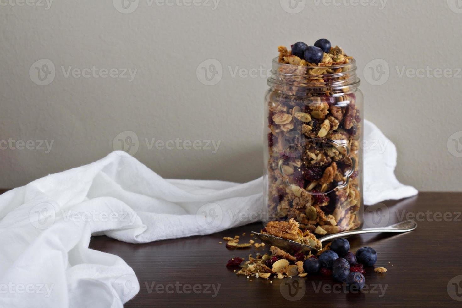 granola maison en bocal photo