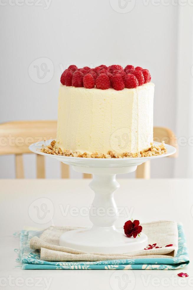 gâteau d'anniversaire avec fromage à la crème photo