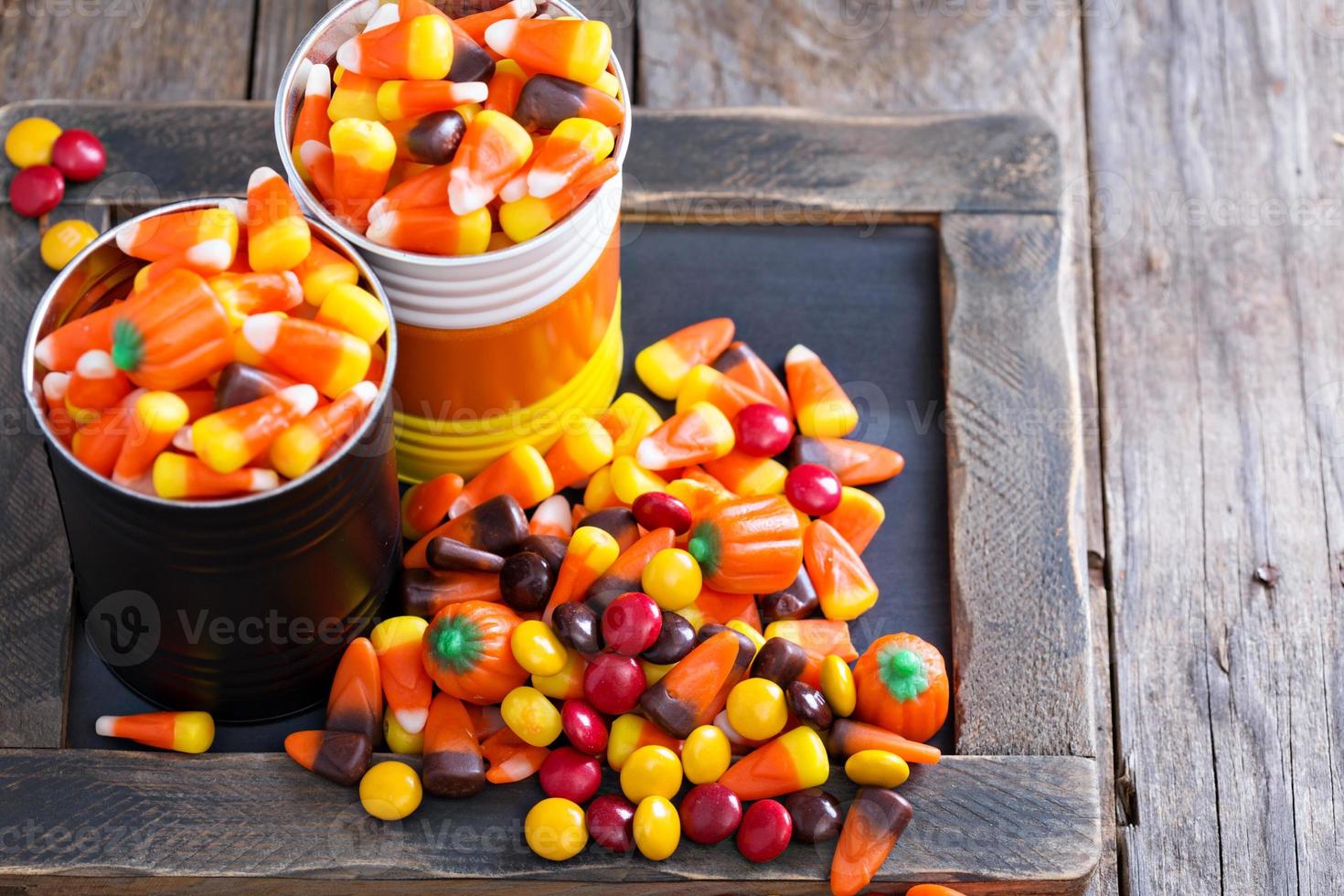 bonbons d'Halloween dans de petites boîtes photo