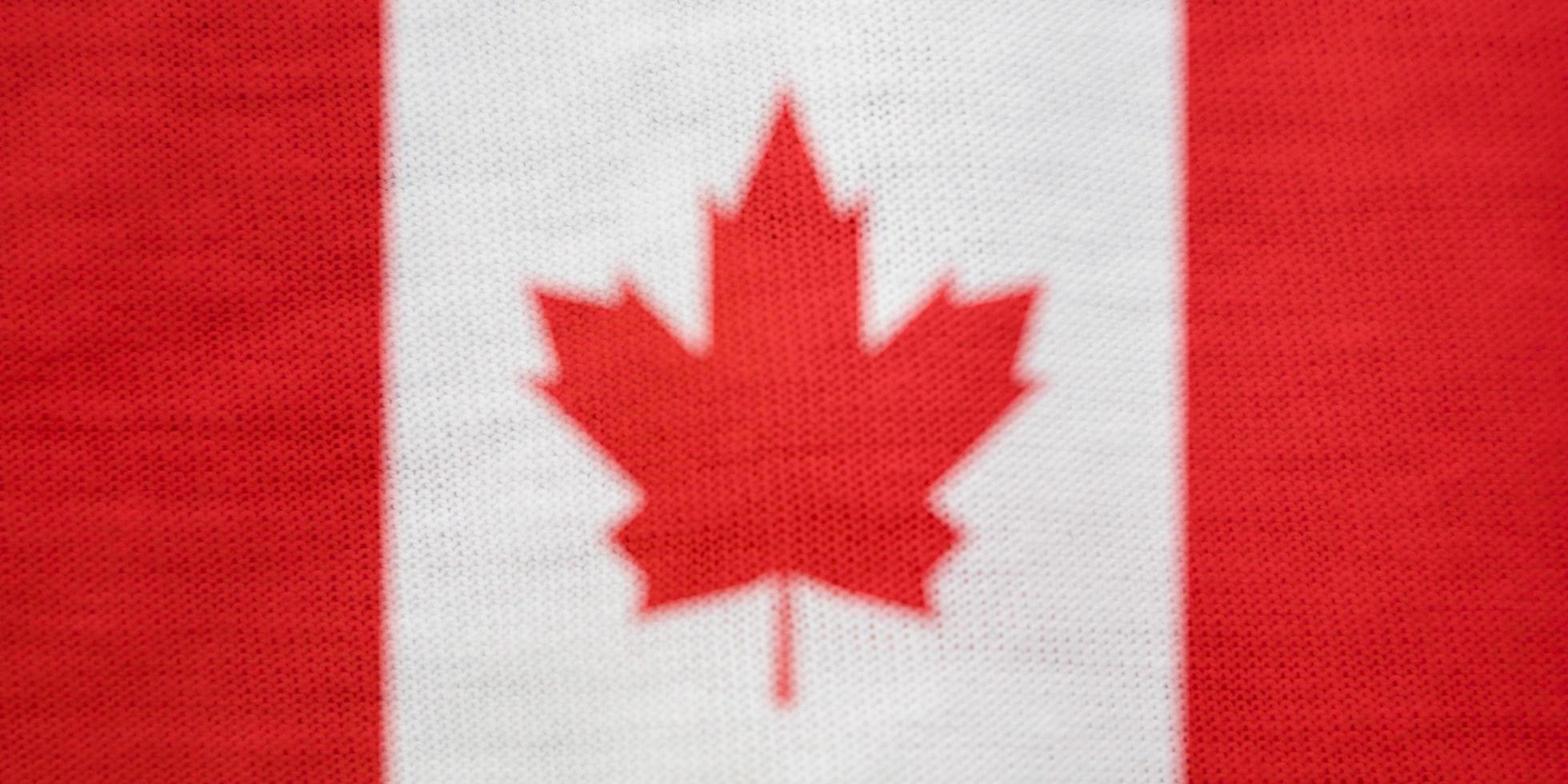 texture du drapeau canadien en arrière-plan photo