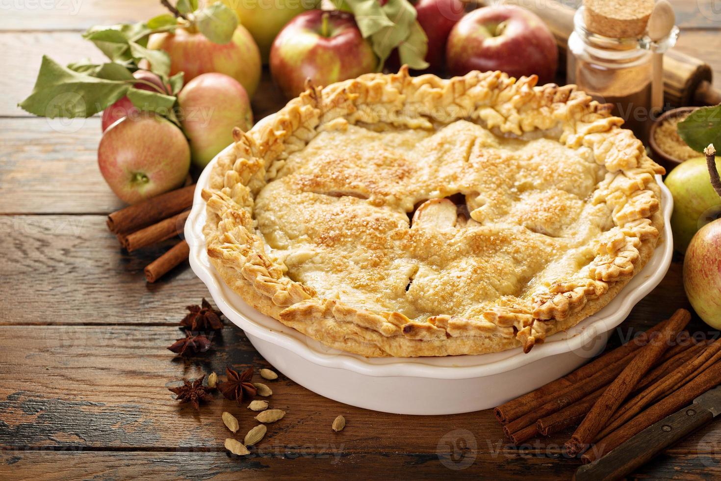 tarte aux pommes maison photo